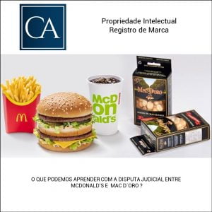 O que podemos aprender com a disputa judicial entre as marcas McDonald’s e Mac D´oro?