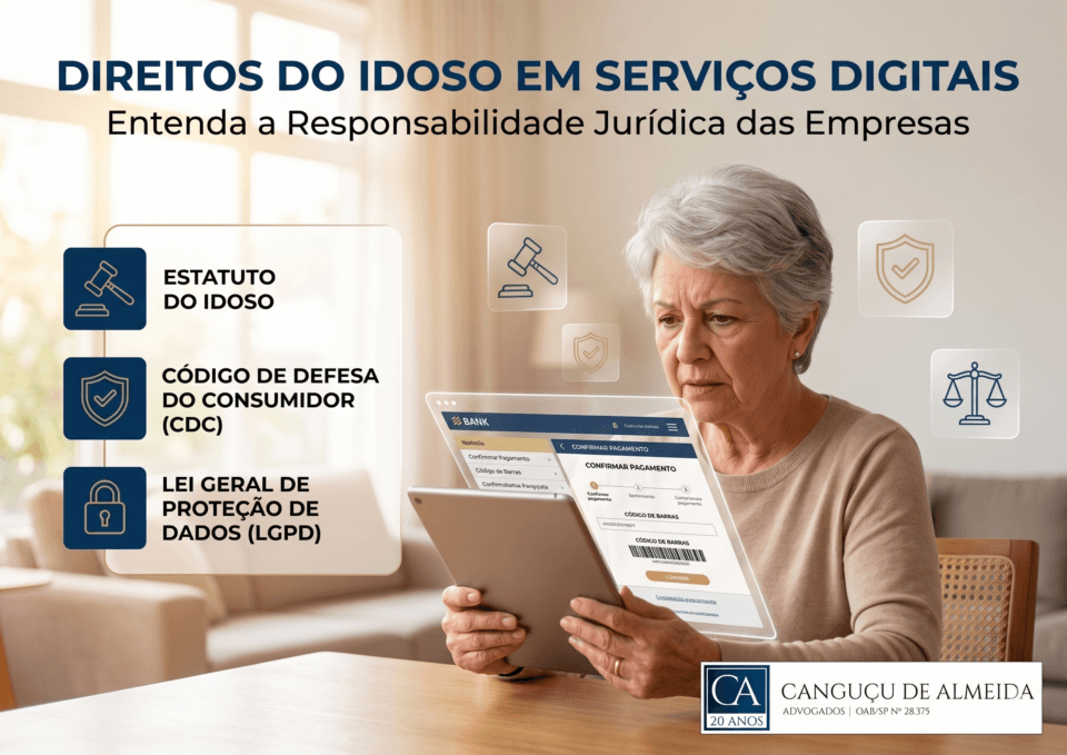 Direitos do Idoso em Serviços Digitais: o que a lei garante e o que as empresas ignoram | Canguçu de Almeida | Advogados